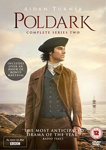 Poldark: Complete Series Two DVD (2016) Aidan Turner Cert 12 3 Discs Pre-Owned Region 2