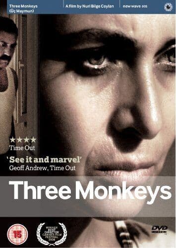 Three Monkeys DVD (2009) Yavuz Bingol, Ceylan (DIR) Cert 15 Pre-Owned Region 2