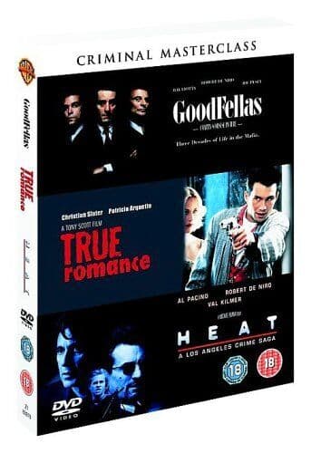 Goodfellas/True Romance/Heat DVD (2006) Al Pacino, Scott (DIR) Cert 18 3 Discs Pre-Owned Region 2