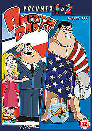 American Dad!: Volumes 1-2 DVD (2013) Seth MacFarlane Cert 12 6 Discs Pre-Owned Region 2