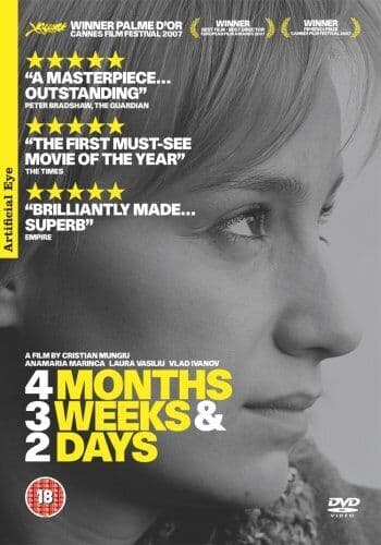 4 Months, 3 Weeks And 2 Days DVD (2008) Anamaria Marinca, Mungiu (DIR) Cert 15 Pre-Owned Region 2