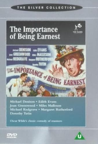 The Importance Of Being Earnest DVD (1999) Michael Redgrave, Asquith (DIR) Cert Pre-Owned Region 2
