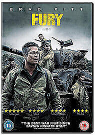 Fury DVD (2015) Brad Pitt, Ayer (DIR) Cert 15 Pre-Owned Region 2