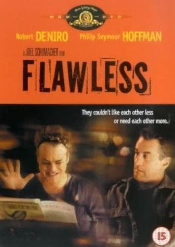 Flawless DVD (2001) Robert De Niro, Schumacher (DIR) Cert 15 Pre-Owned Region 2