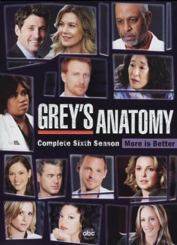 Greys Anatomy: Complete Sixth Season [DV DVD Pre-Owned Region 2