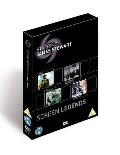 Screen Legends: James Stewart DVD (2008) Grace Kelly, Koster (DIR) Cert PG 4 Pre-Owned Region 2