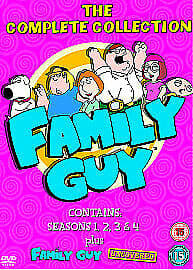 Family Guy: Seasons 1-4 DVD (2006) Mila Kunis Cert 15 12 Discs Pre-Owned Region 2