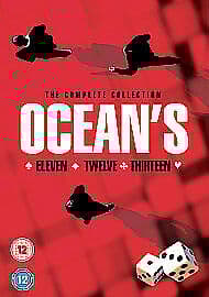 Ocean’s Trilogy DVD (2007) George Clooney, Soderbergh (DIR) Cert 12 4 Discs Pre-Owned Region 2