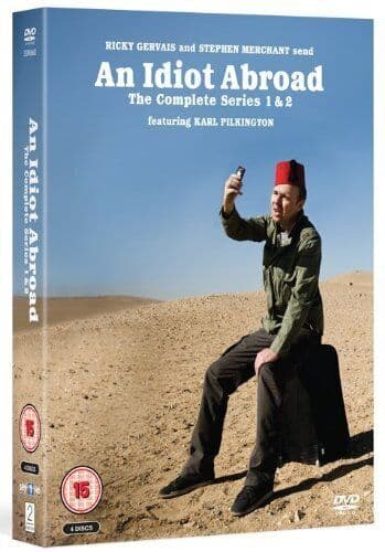 An Idiot Abroad: Series 1 And 2 DVD (2011) Karl Pilkington Cert 15 4 Discs Pre-Owned Region 2