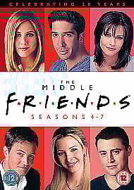 Friends: The Middle - Seasons 4-7 DVD (2014) David Schwimmer Cert 12 16 Discs Pre-Owned Region 2