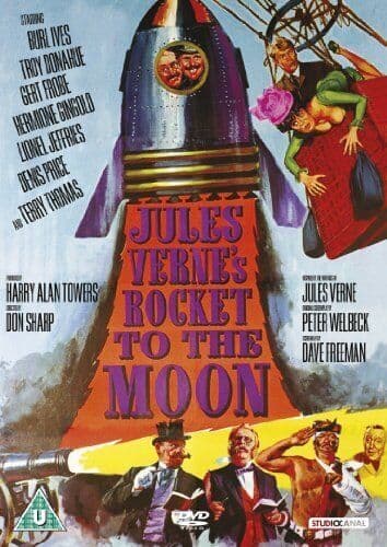 Jules Verne’s Rocket To The Moon DVD (2012) Burl Ives, Sharp (DIR) Cert U Pre-Owned Region 2