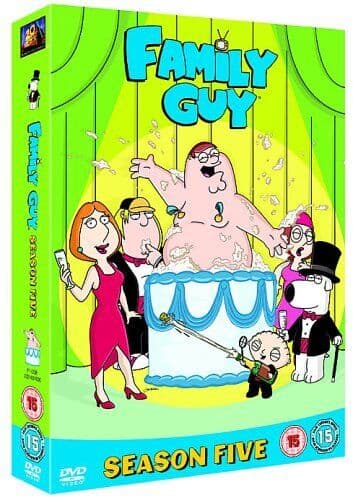 Family Guy: Season Five DVD (2006) Seth MacFarlane Cert 15 3 Discs Pre-Owned Region 2