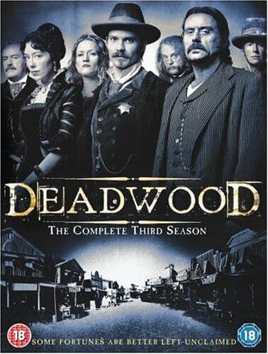 Deadwood: The Complete Third Season DVD (2007) Ian McShane Cert 18 4 Discs Pre-Owned Region 2