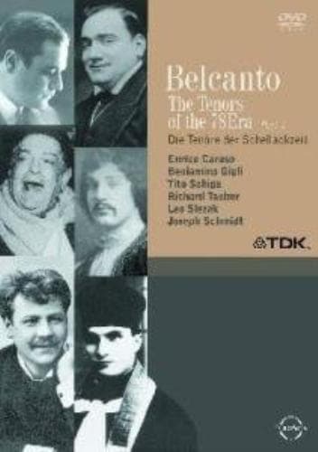 Belcanto - The Tenors Of The 78 Era: Part 1 DVD (2005) Cert E Pre-Owned Region 2