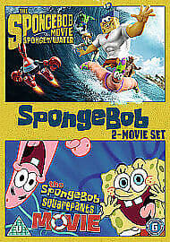 SpongeBob Squarepants: 2-Movie Set DVD (2016) Paul Tibbitt Cert U 2 Discs Pre-Owned Region 2
