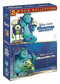 Monsters, Inc./Monsters University DVD (2013) Pete Docter Cert U 2 Discs Pre-Owned Region 2