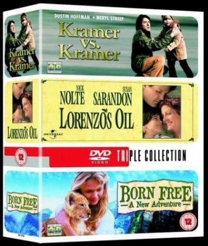 Kramer Vs Kramer/Lorenzo’s Oil/Born Free: A New Adventure DVD (2004) Dustin Pre-Owned Region 2