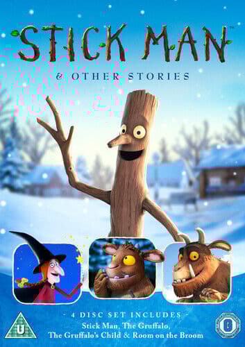 Stick Man & Other Stories DVD (2017) Jeroen Jaspaert Cert U 4 Discs Pre-Owned Region 2