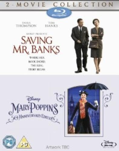 Saving Mr. Banks/Mary Poppins Blu-ray (2014) Tom Hanks, Stevenson (DIR) Cert PG Pre-Owned Region 2