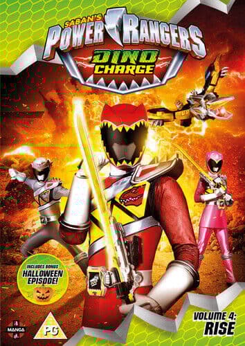 Power Rangers Dino Charge: Volume 4 - Rise DVD (2017) Brennan Mejia Cert PG Pre-Owned Region 2