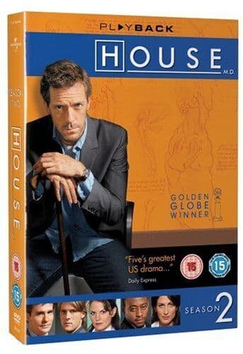 House - Season 2 (Hugh Laurie)  DVD Pre-Owned Region 2