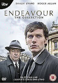 Endeavour: The Collection - Series 1 And 2 DVD (2014) Sam Reid Cert 12 5 Discs Pre-Owned Region 2
