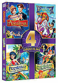 Anastasia/Bartok The Magnificent/Ferngully/Ferngully 2 DVD (2012) Don Bluth Pre-Owned Region 2