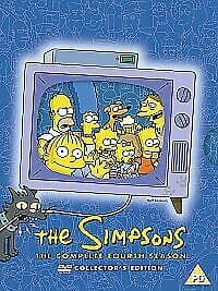 The Simpsons: Complete Season 4 DVD (2004) Jeff Lynch Cert PG 4 Discs Pre-Owned Region 2