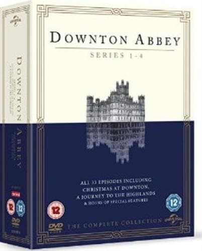 Downton Abbey: Series 1-4 DVD (2013) Hugh Bonneville Cert 12 15 Discs Pre-Owned Region 2