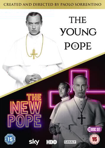 The Young Pope & The New Pope DVD (2020) Jude Law Cert 15 7 Discs Pre-Owned Region 2