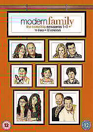 Modern Family: The Complete Seasons 1-3 DVD (2012) Ed O’Neill Cert 12 11 Discs Pre-Owned Region 2