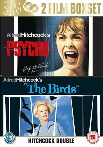 Psycho/The Birds DVD (2010) Rod Taylor, Hitchcock (DIR) Cert 15 2 Discs Pre-Owned Region 2