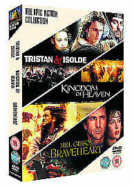Kingdom Of Heaven/Tristan And Isolde/Braveheart DVD (2007) Martin Hancock, Pre-Owned Region 2