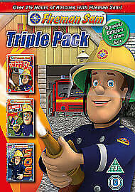 Fireman Sam: Triple Pack DVD (2011) Fireman Sam Cert U 3 Discs Pre-Owned Region 2