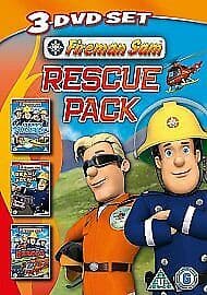 Fireman Sam: Rescue Pack DVD (2012) Fireman Sam Cert U 3 Discs Pre-Owned Region 2