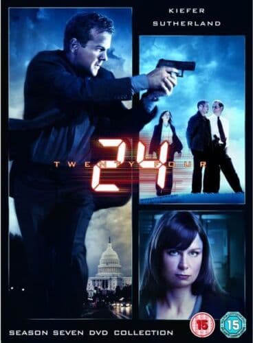 24: Season 7 DVD (2009) Kiefer Sutherland, Cassar (DIR) Cert 15 6 Discs Pre-Owned Region 2