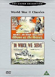 Above Us The Waves/In Which We Serve DVD (2001) John Mills, Lean (DIR) Cert U Pre-Owned Region 2