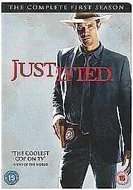 Justified: The Complete First Season DVD (2010) Timothy Olyphant Cert 15 3 Pre-Owned Region 2