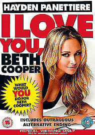 I Love You, Beth Cooper DVD (2010) Hayden Panettiere, Columbus (DIR) Cert 15 Pre-Owned Region 2