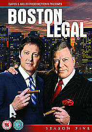 Boston Legal: Season 5 DVD (2009) James Spader Cert 15 4 Discs Pre-Owned Region 2