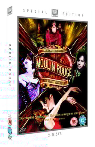 Moulin Rouge (Special Edition) DVD (2006) Ewan McGregor, Luhrmann (DIR) Cert 15 Pre-Owned Region 2