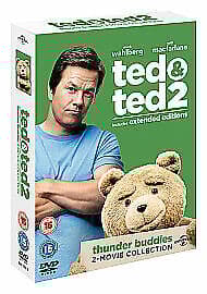 Ted/Ted 2 DVD (2015) Mila Kunis, MacFarlane (DIR) Cert 15 2 Discs Pre-Owned Region 2