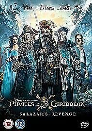 Pirates Of The Caribbean: Salazar’s Revenge DVD (2017) Johnny Depp, R?nning Pre-Owned Region 2