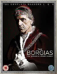 The Borgias: Seasons 1 And 2 DVD (2012) Jeremy Irons Cert 15 7 Discs Pre-Owned Region 2