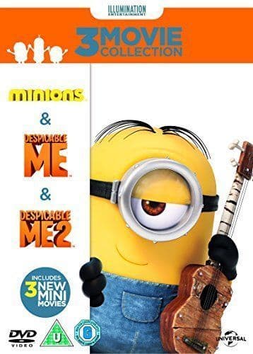 Despicable Me/Despicable Me 2/Minions DVD (2015) Pierre Coffin Cert U 3 Discs Pre-Owned Region 2