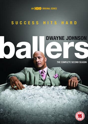 Ballers: The Complete Second Season DVD (2017) Dwayne Johnson Cert 15 2 Discs Pre-Owned Region 2