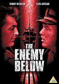 The Enemy Below DVD (2012) Robert Mitchum, Powell (DIR) Cert PG Pre-Owned Region 2