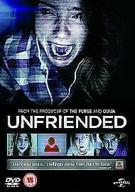 Unfriended DVD (2015) Heather Sossaman, Gabriadze (DIR) Cert 15 Pre-Owned Region 2