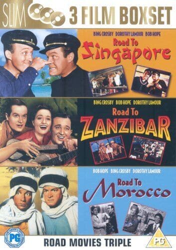 Road To Zanzibar/Road To Morocco/Road To Singapore DVD (2007) Bob Hope, Pre-Owned Region 2
