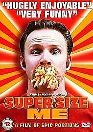 Super Size Me DVD (2013) Morgan Spurlock Cert 12 Pre-Owned Region 2